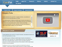 Tablet Screenshot of compak.in